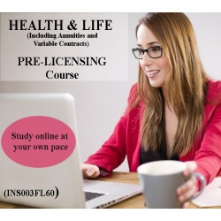 60 hr 2-15 Health and Life Insurance Pre-Licensing course (including Annuities and Variable Contracts)